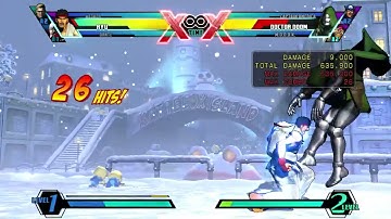 UMVC3 Ryu - Team Nocturne - Denjin combo