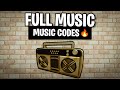 FULL MUSIC Roblox Music Codes Ids NOVEMBER 2025 FULL MUSIC Roblox Music Codes Ids NOVEMBER 2025