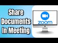 How To Share Documents In Zoom Meeting Full Guide 