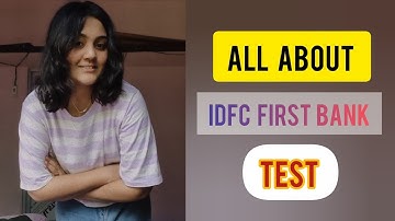 👉 My First Test Experience at IDFC First Bank | Fresher Journey #trending #viral 