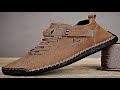 New 2024 Handmade Leather Casual Men Shoes Design Sneakers Man Breathable Leather Shoes Me