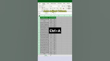 One-Click Magic to Resize All Excel Columns Instantly!