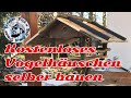 Vogelhäuschen selber bauen, Vogelhaus Anleitung ganz einfach! Vogelfutter Bird house make, tutorial