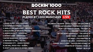 Best Rock Hits played by 1000 musicians 💥 Rockin&#39;1000 24/7 Live