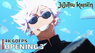 Jujutsu Kaisen  Opening 3 【Ao No Sumika】 4K 60FPS Creditless | CC