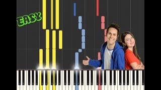 Vignette de la vidéo "PRINCESA + SPARTITO GRATIS in descrizione - ME CONTRO TE - EASY PIANO TUTORIAL - IL PIANO SUL TUBO"