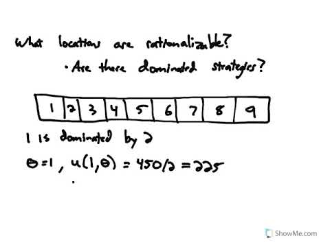 Game Theory Location Game | Chapter 8 | iterative dominance, Final ...