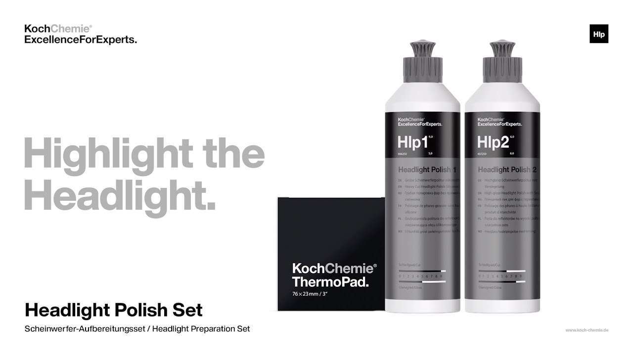 KOCH CHEMIE HEADLIGHT POLISH 1 COARSE 250ML