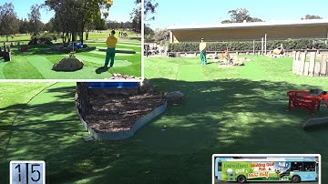 Beresfield Mini Golf Hole 15 ace.