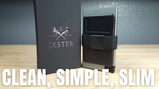THE BEST MINIMALIST SLIM SMART WALLET EKSTER ALUMINUM CARDHOLDER REVIEW
