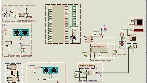 Smart Dustbin Simulation in Proteus( Current,voltage,ultrasonic sensor + RTC, SD card module, Servo)