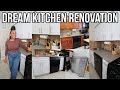 Dream kitchen renovation extreme kitchen transformation  renter friendly project  diy home update
