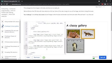 Challenge A Classy Gallery Khan Academy