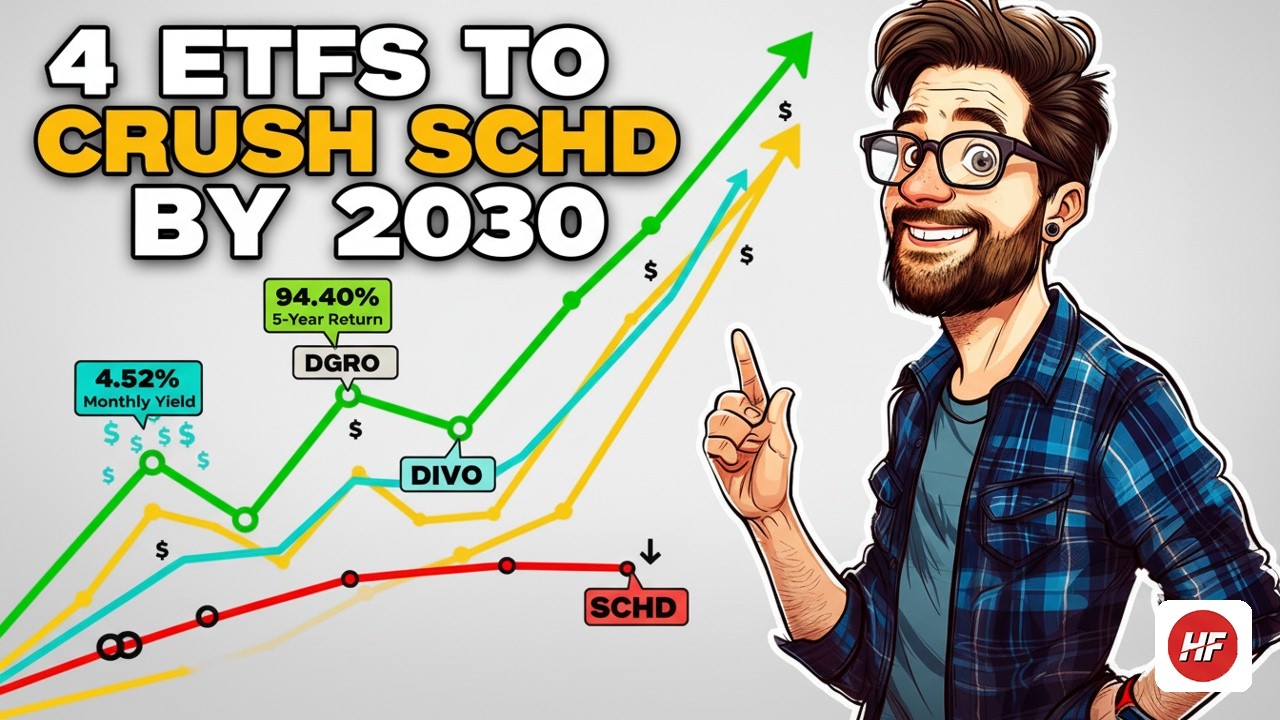 Альтернативы SCHD, которые могли бы превзойти его к 2030 году (доход + рост)