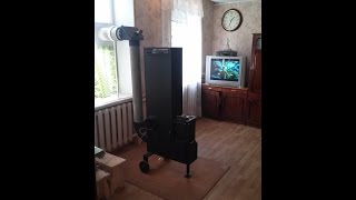 Ракетная печь  Rocket Stove   на твёрдом топливе  для обогрева часть 4