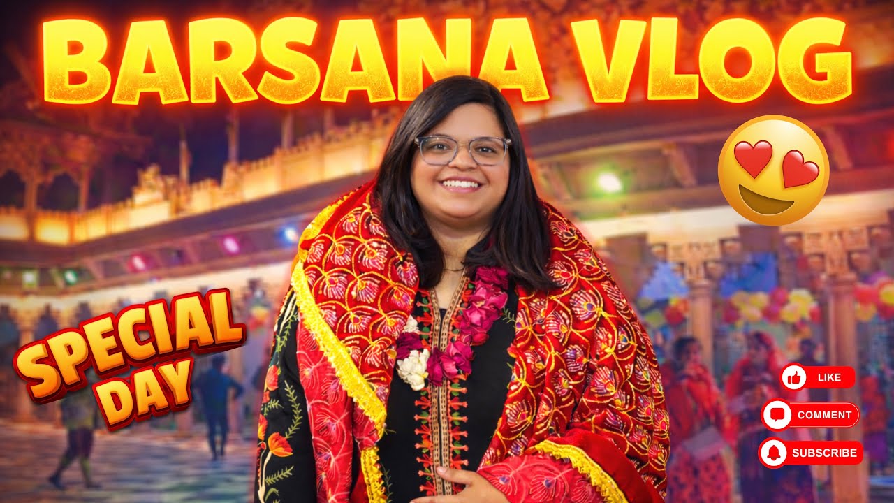 Radha Rani ka bulawa aagaya | Barsana Dam Vlog | A Short Trip 🙏🏻✨ Radhe Radhe ✨