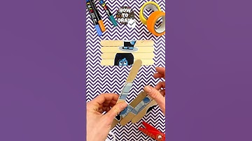 Try to Solve Paper Craft Puzzle with Cute Sadness by Inside Out #insideout #diy #puzzle #sadness