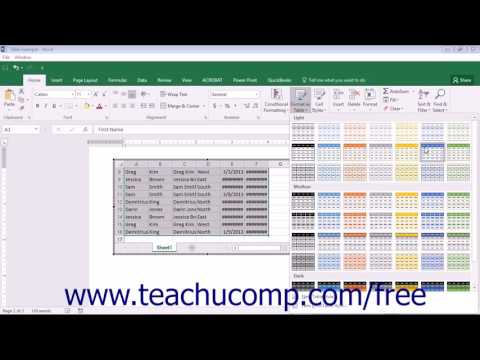 Word 2016 Tutorial Inserting a Microsoft Excel Worksheet Microsoft Training