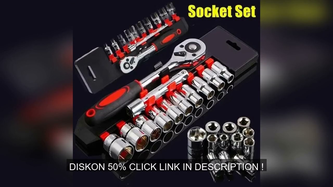 New Upgrade Wrench Socket Set Hardware Car Boat Motorcycle Bicycle Repairing Tool