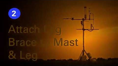 Tripod Assembly: Steps 1 through 5