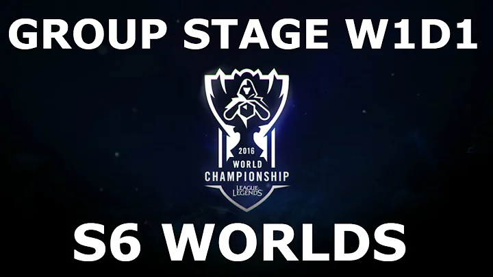 LoL S6 World Championship 2016 Group Stage Week 1 Day 1! Full Day All Games #Worlds 2016 - 天天要聞