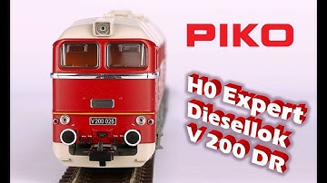 PIKO [V067] H0 Expert Diesel Locomotive V 200 DR - Model Presentation