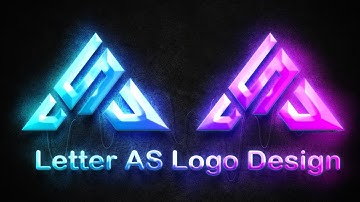 AS LETTER  Mockup Professional Logo CorelDraw Tutorial | Nabeel Graphics | Best Corel draw Tutorial