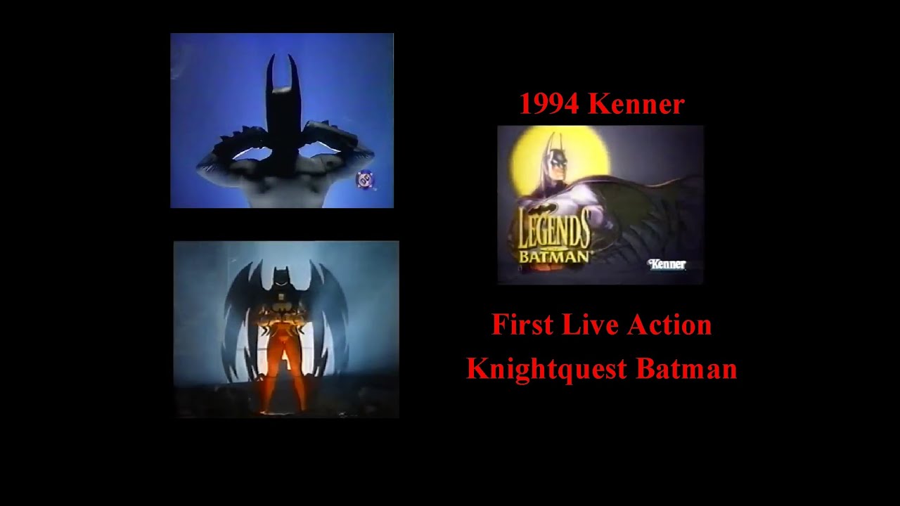 1994 Kenner Legends Of The Batman Action Figure Commercials - YouTube