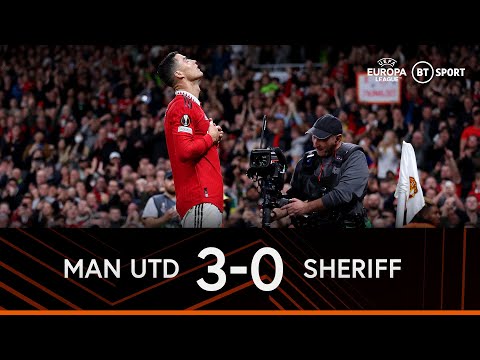 Man united v sheriff (3-0) | ronaldo on the scoresheet | europa league highlights