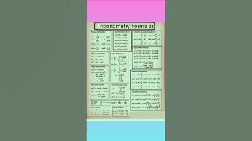 ⚡ Quick Revision: Trigonometry Formula Sheet! | Board + JEE + SSC 💥#shorts#study #studentlife