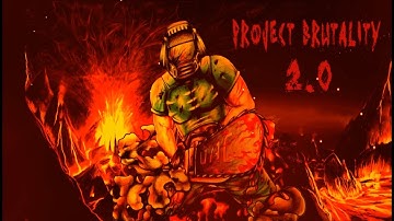 DOOM 1 Modded, Project Brutality I AM THE PAINKILLER Diffculty E1M3