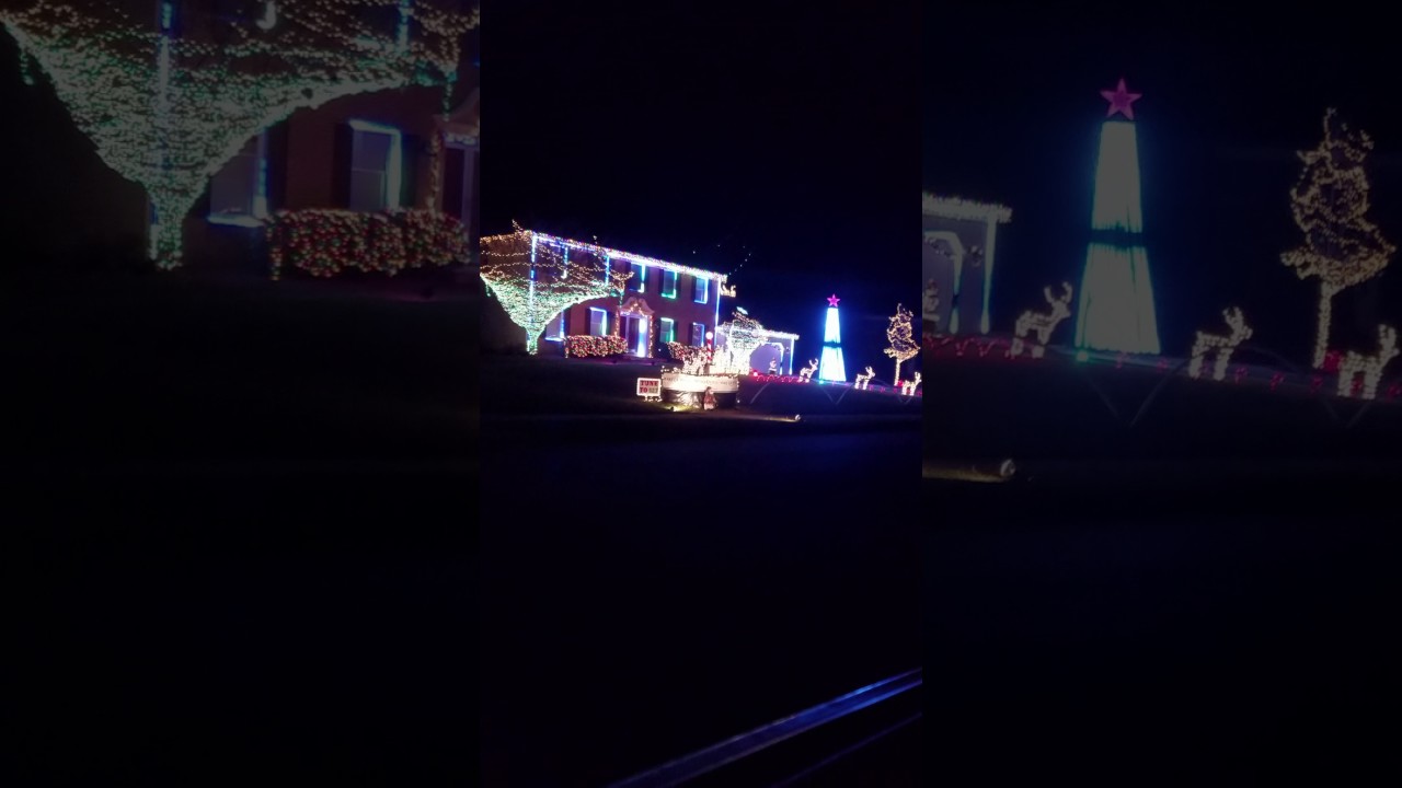 Brad's Christmas Light show 2016 pt1 YouTube
