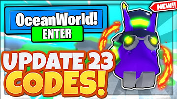 23 NEW SECRET MYTHIC PET *OCEAN UPDATE* CODES In CLICKER SIMULATOR! Roblox Clicker Simulator Codes!