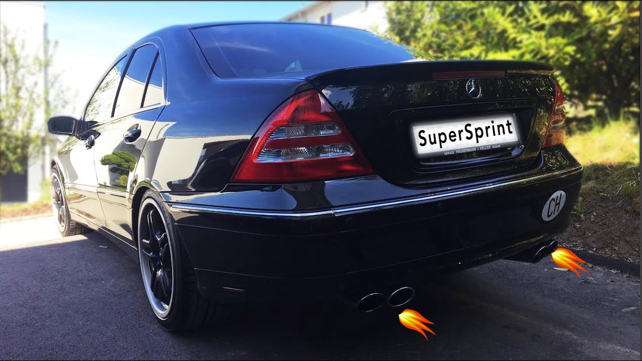 C200 Kompressor Electric Cutout | Muffler delete