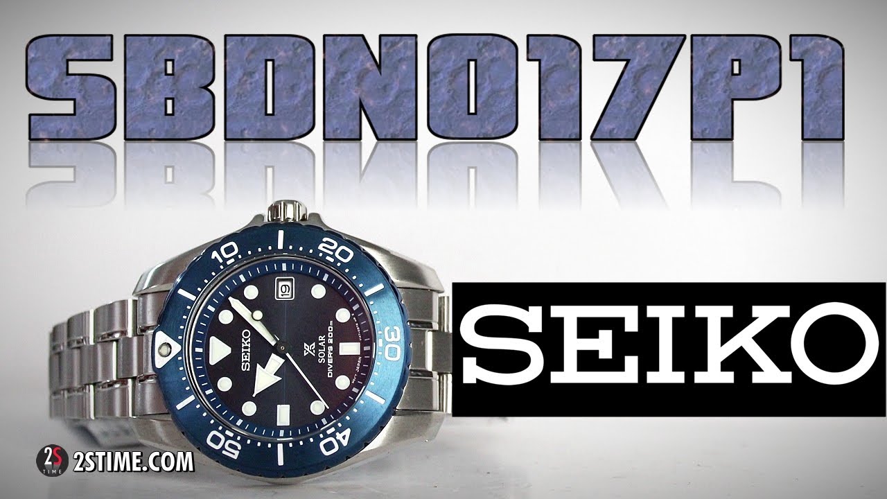 SEIKO Solar Diver TITANIUM SBDN017P1 | One of the Best Diver Watch Ever -  YouTube