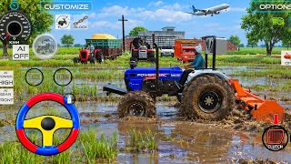 Farming Tractor|Wheat loading By Pickup🛻😱|Powertrac with Rutaweater😲|#tractor#androidgameplay#viral  screenshot 1