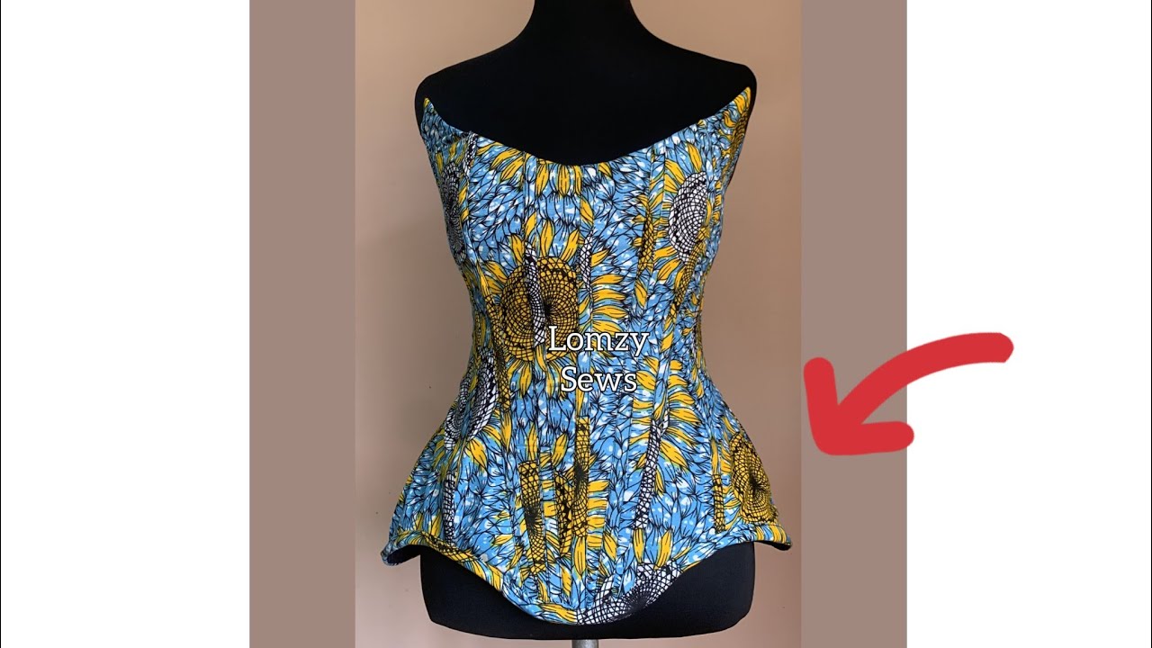 how to make corset dress DIY Vintage Corset Dress Making Process