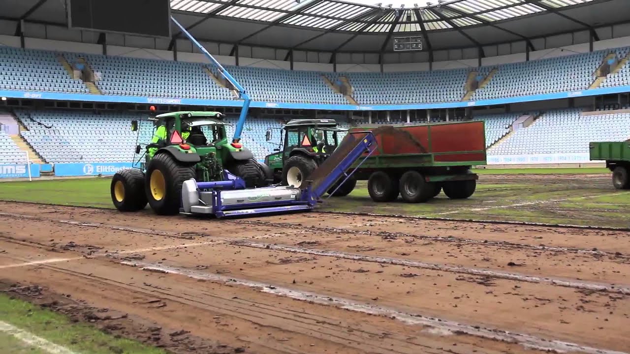 MFFtv: Gräset på Swedbank Stadion rivs upp