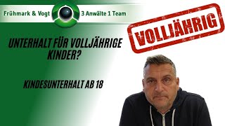 Unterhalt ? -  Nicht mit mir !