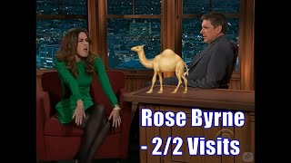 Rose Byrne - Makes Impression Of A Giraffe - 2/2 Visits In Chronological Order [LQ/HQ]