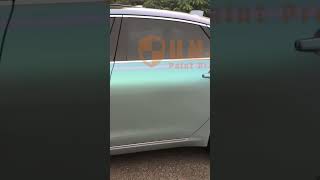 Glossy Diamond Blue Car Wrap #unanor #ppf #carwrapping