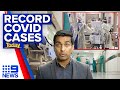 COVID-19 hospitalisations reach record high as Omicron wave surges | 9 News Australia