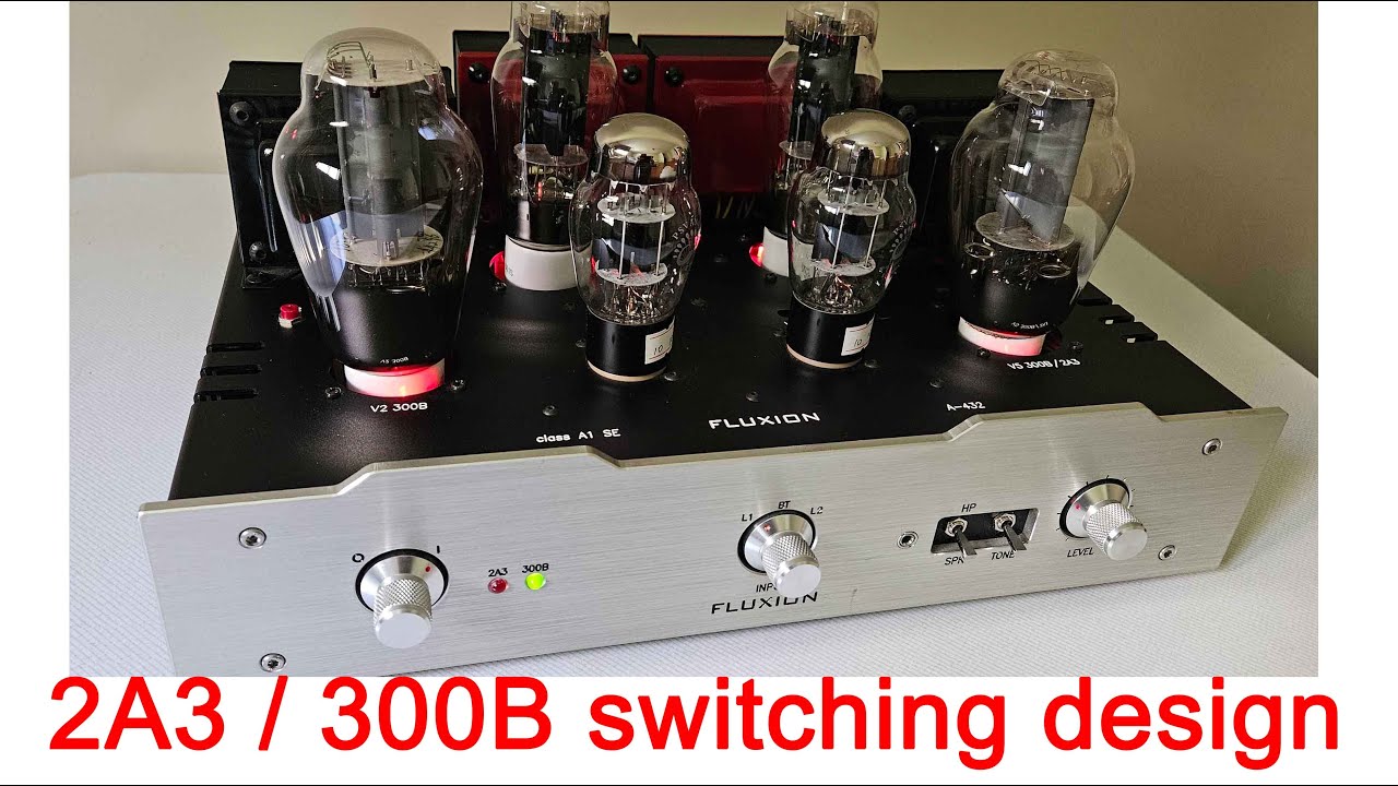 Introducing 300B / 2A3 switchable integrated SE amp FLUXION A-432