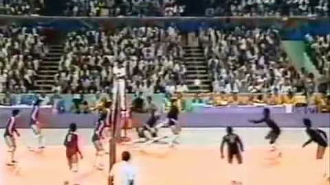 China vs USA Final Los Angeles 1984 volleyball