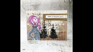 Unity Quick Tip: Stamped Background on Pattern Paper