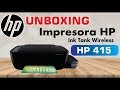 Unboxing Impresora HP 415 ink tank