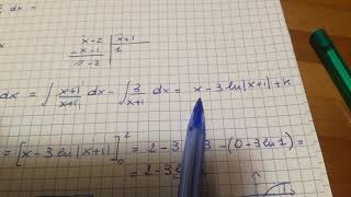 Integrali definiti- calcolo di un'area sottesa