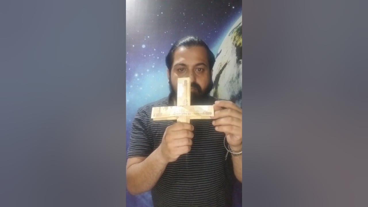 old-500-rs-note-magic-trick-tutorial-magic-shorts-viral
