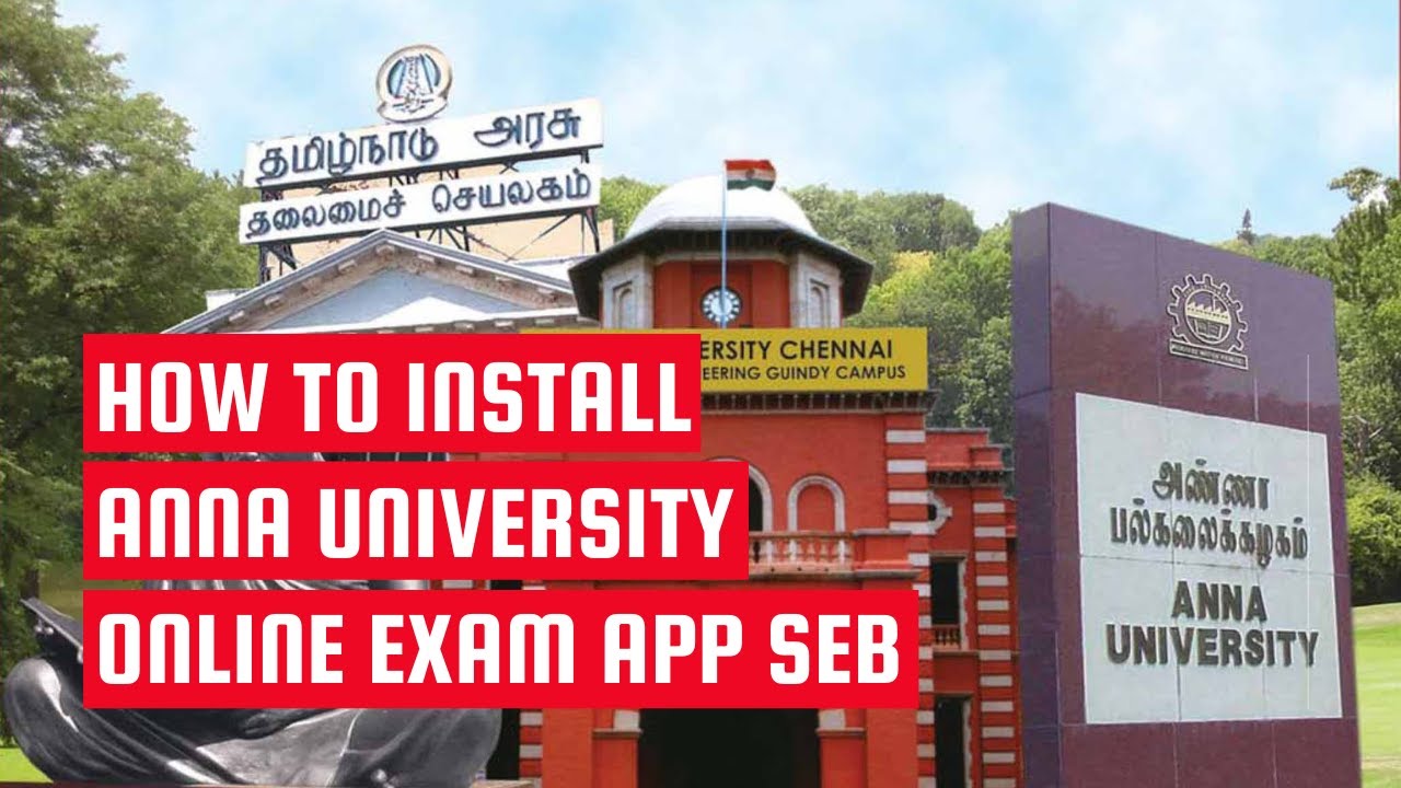 How To Install Anna University Online Exam App SEB for Laptop/Desktop