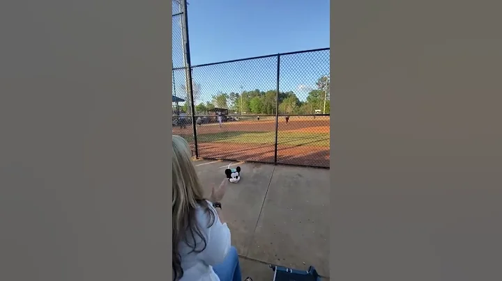 Ella Thornton #20 relief pitched closing the game ...